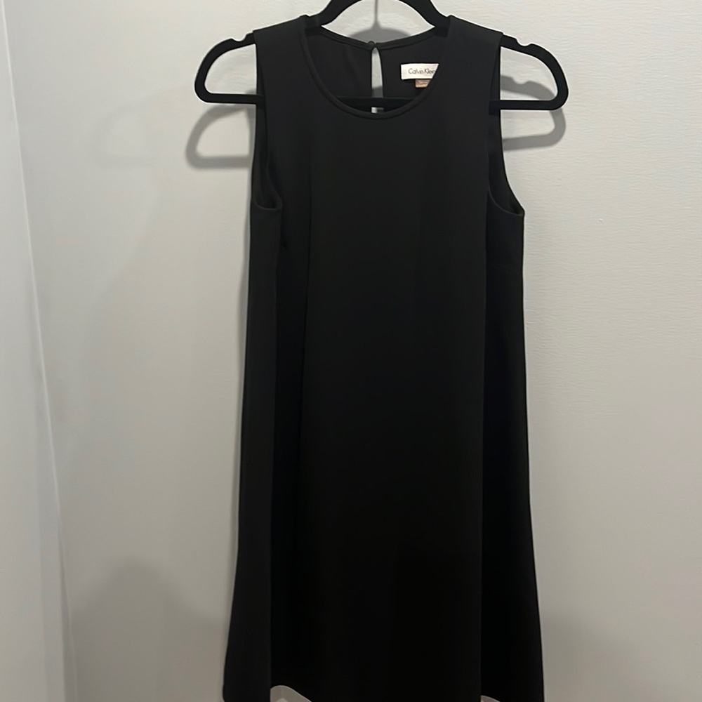 Black Calvin Klein A-line Dress